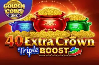 40 Extra Crown Triple Boost Golden Coins Link - Spin City - Congo