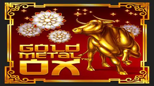 Gold metal Ox - Spin City - Congo