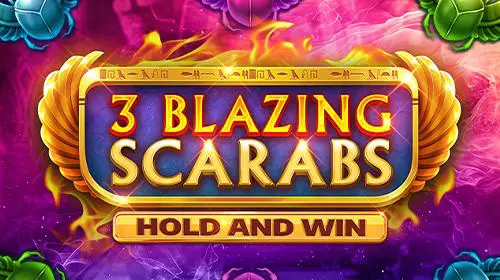 3 Blazing Scarabs Hold and Win - Spin City - Congo