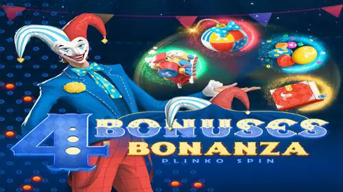 4 Bonuses Bonanza - Plinko Spin - Spin City - Congo
